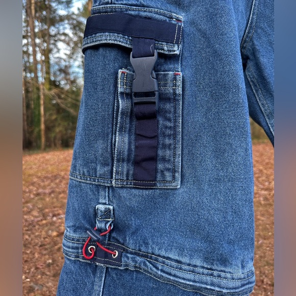 Rare Vintage Bugle Boy jeans that turn into shorts/capris - Picture 6 of 15